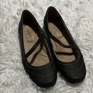 Life Stride Soft System Denver Brown Mary Jane Slip On Shoes 7